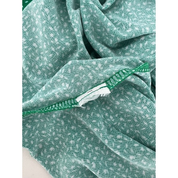 Adrianna Papell Green Floral Blouse Long Sleeve Casual Top Size L - Picture 8 of 8